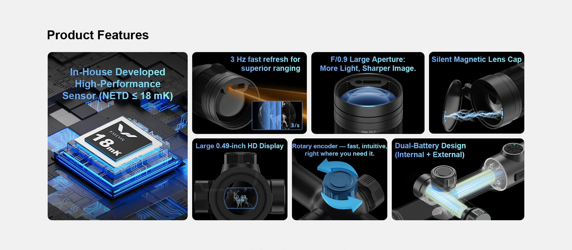 Falcon M5 Thermal Rifle Scope